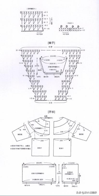 宝宝套装毛衣编织图解教程,宝宝编织套装0到3岁