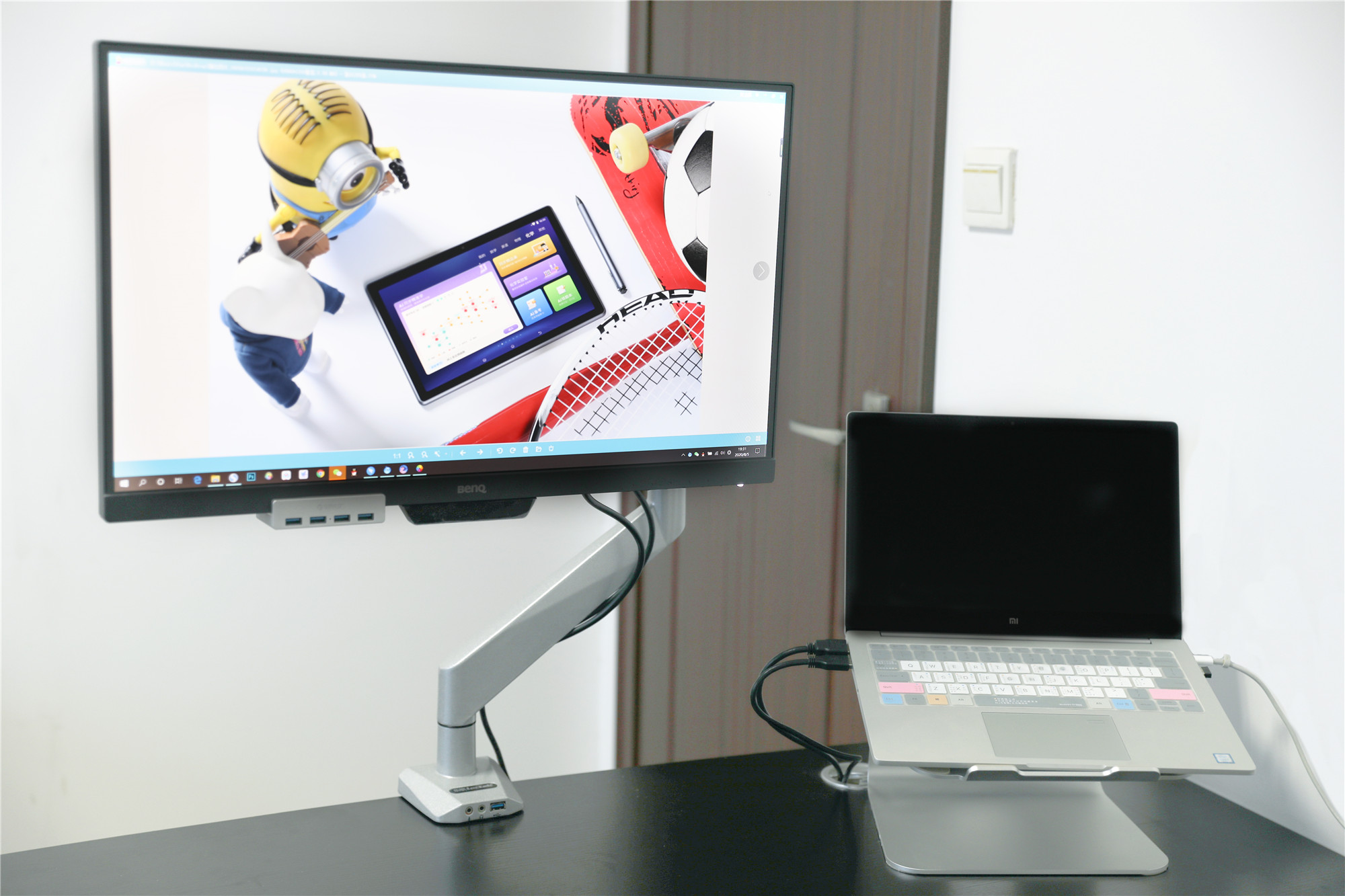 办公拒绝职业病，乐歌D7显示器支架会成为公司工作的标配吗？