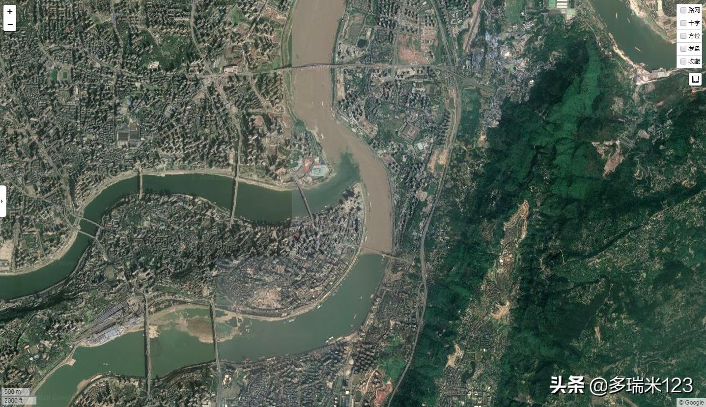 谷歌地图2018卫星图重庆,谷歌地图挑战重庆