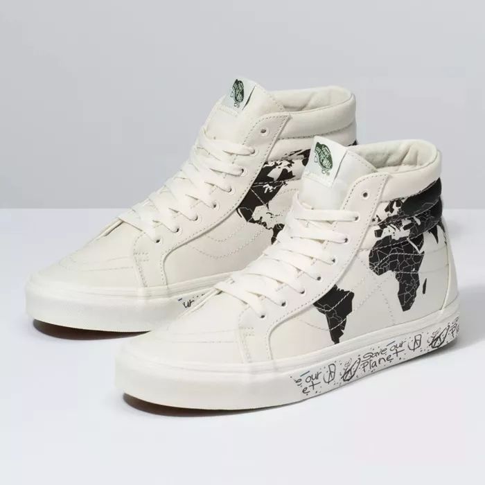 Vans环保联名每款都想要!印满地图