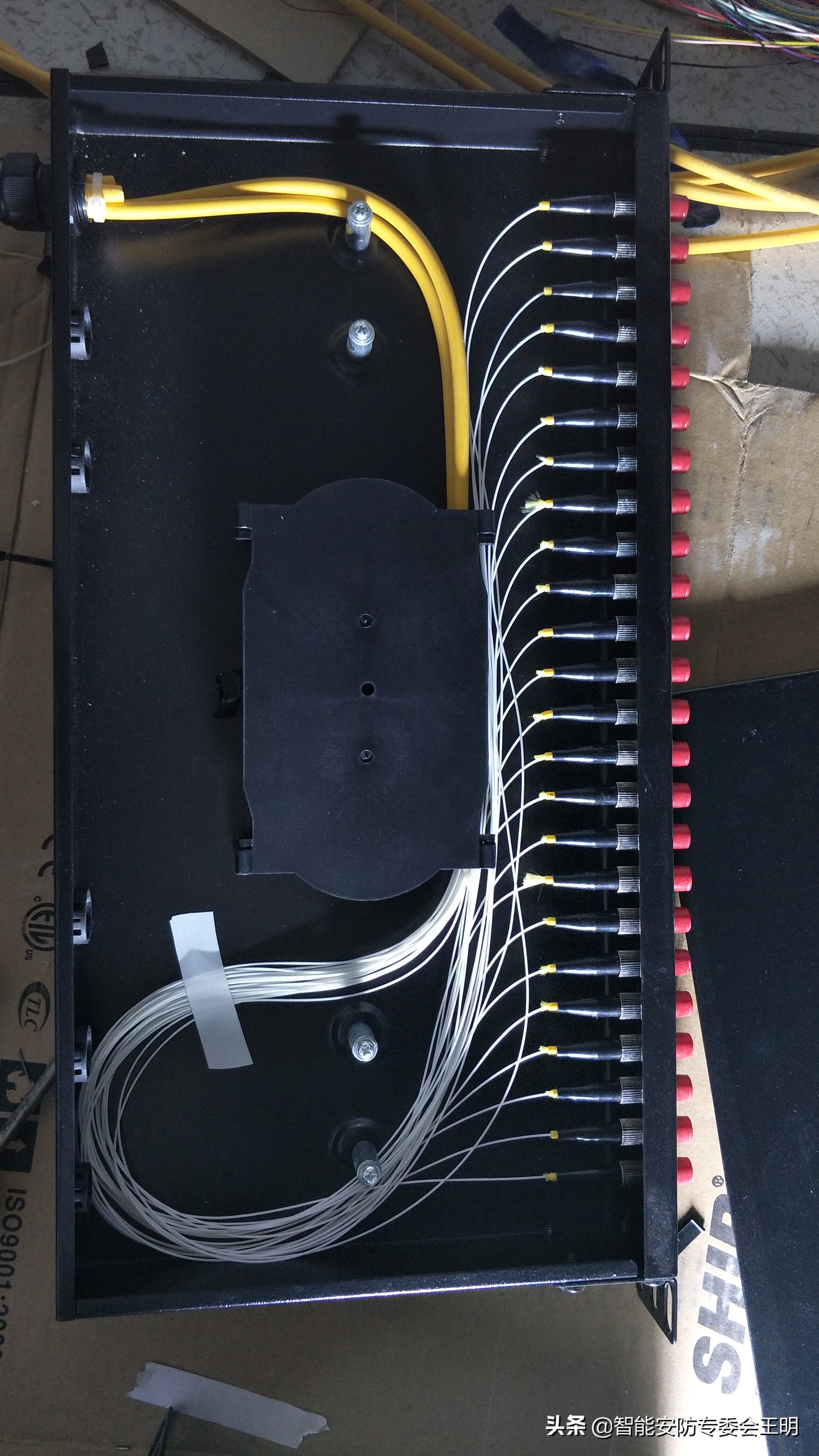 新型光纤熔接施工案例,风电场光纤熔接图纸