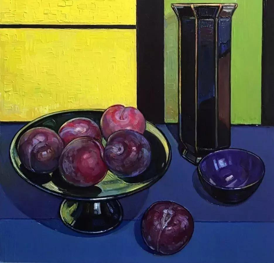 她72岁，画了50多年的画，花儿在她笔下都有了个性