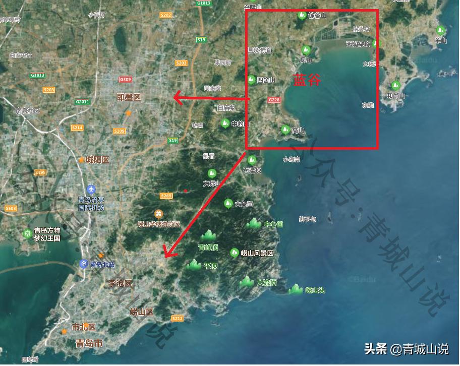 即墨蓝谷楼市地图,即墨蓝谷烂尾楼盘都有哪些