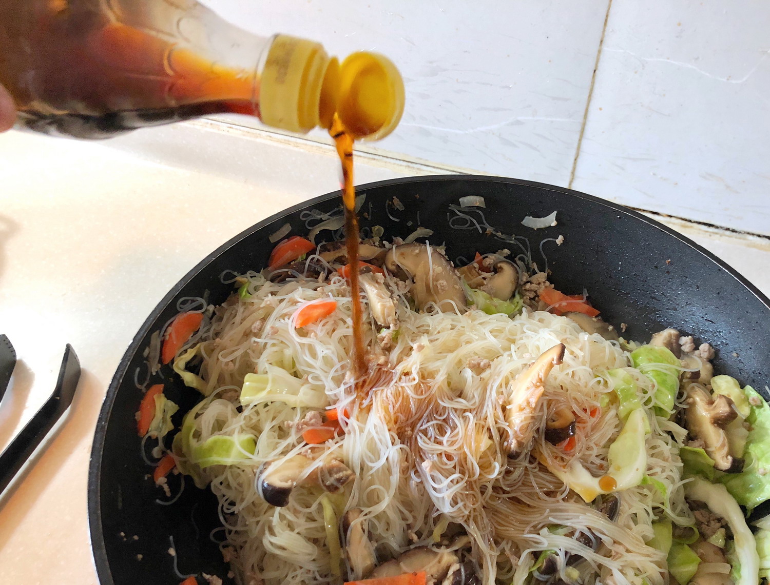 台湾炒米粉,台湾街头美食炒米粉