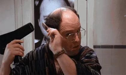 如果你没有头发你一定很秃,不管你的头顶有多秃