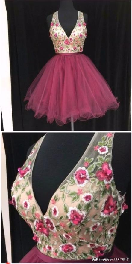 布艺拼接格子裙子,蕾丝拼贴连衣裙