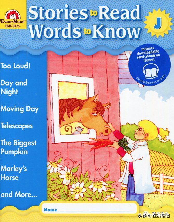 精品：美国40年历史教辅品牌Evan-Moor出品的小学英语阅读练习册