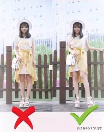 拍大长腿照技巧经验分享,拍长腿教程视频