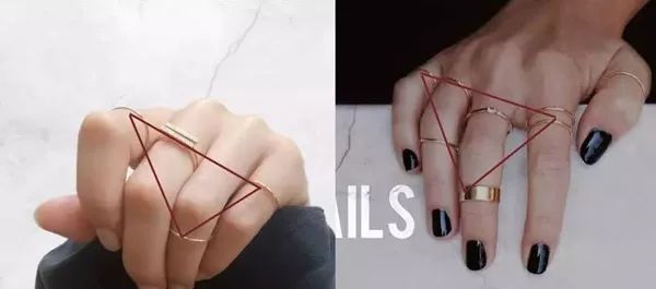 转运招财戒指女气质不掉色,戒指ins小众不掉色招财转运