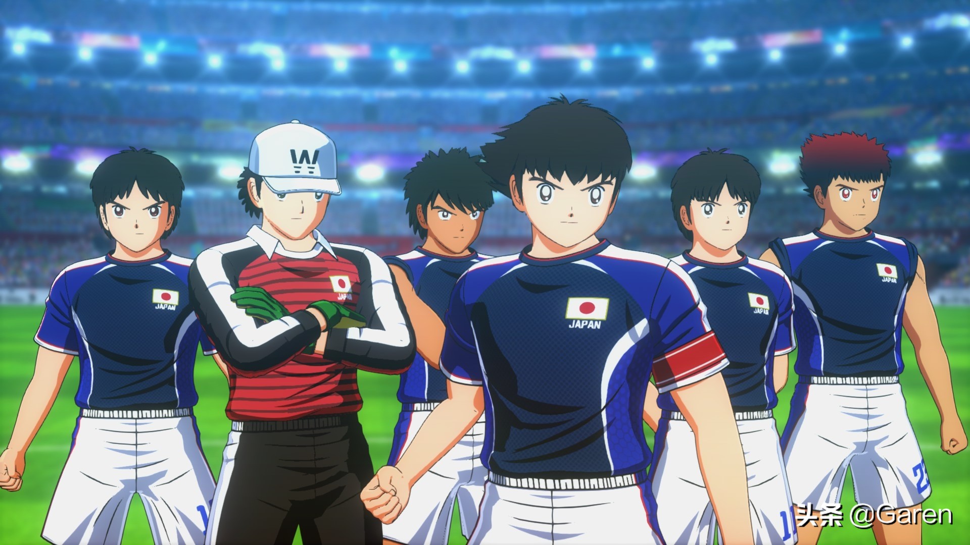 经典足球小子,天空翱翔的男孩