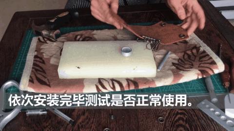 皮艺水饺钥匙包,手工皮艺钥匙包