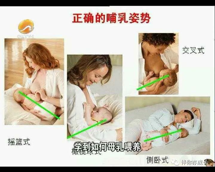 喂奶姿势和衔乳姿势的注意点