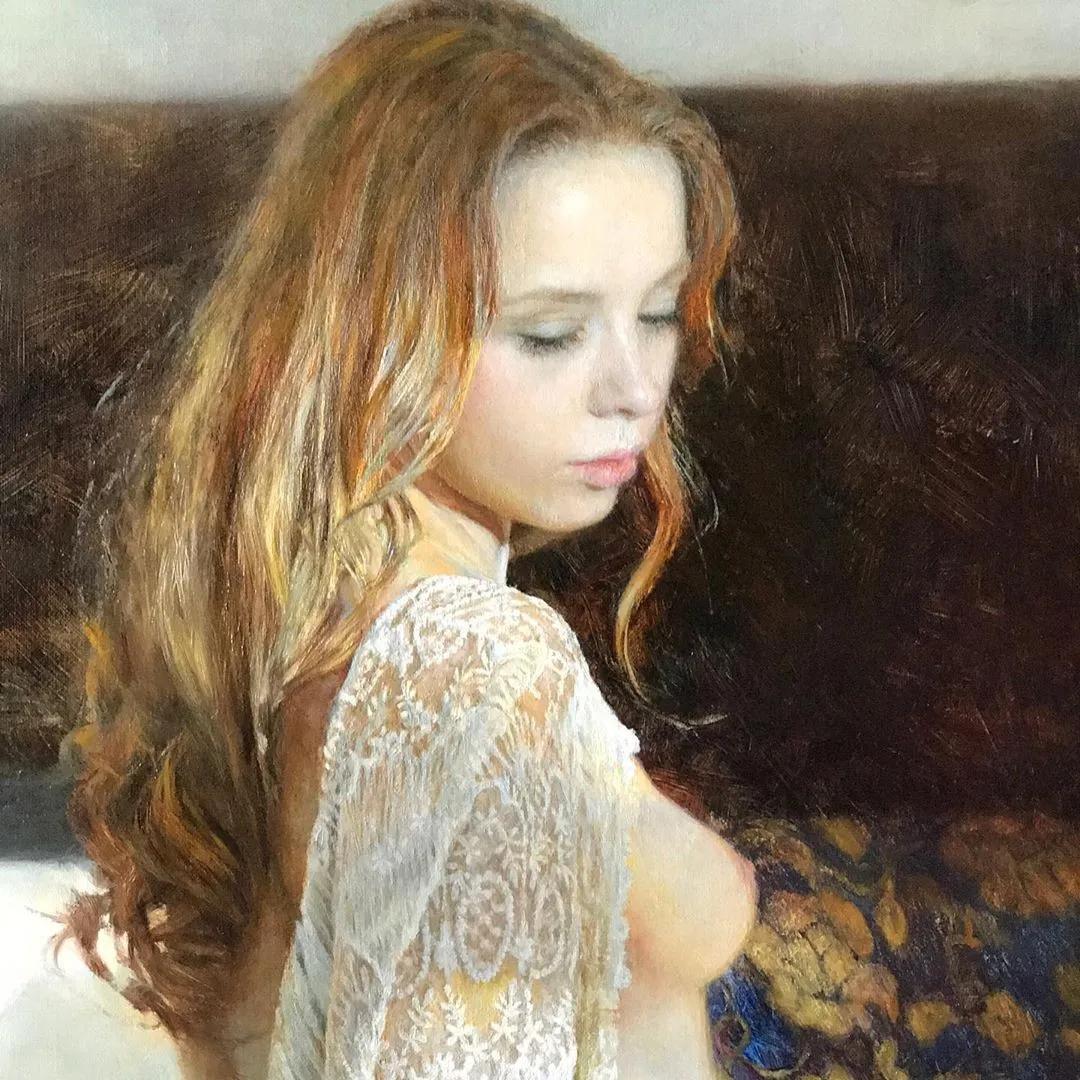 俄罗斯的女画家画的唯美油画,俄罗斯女画家油画视频