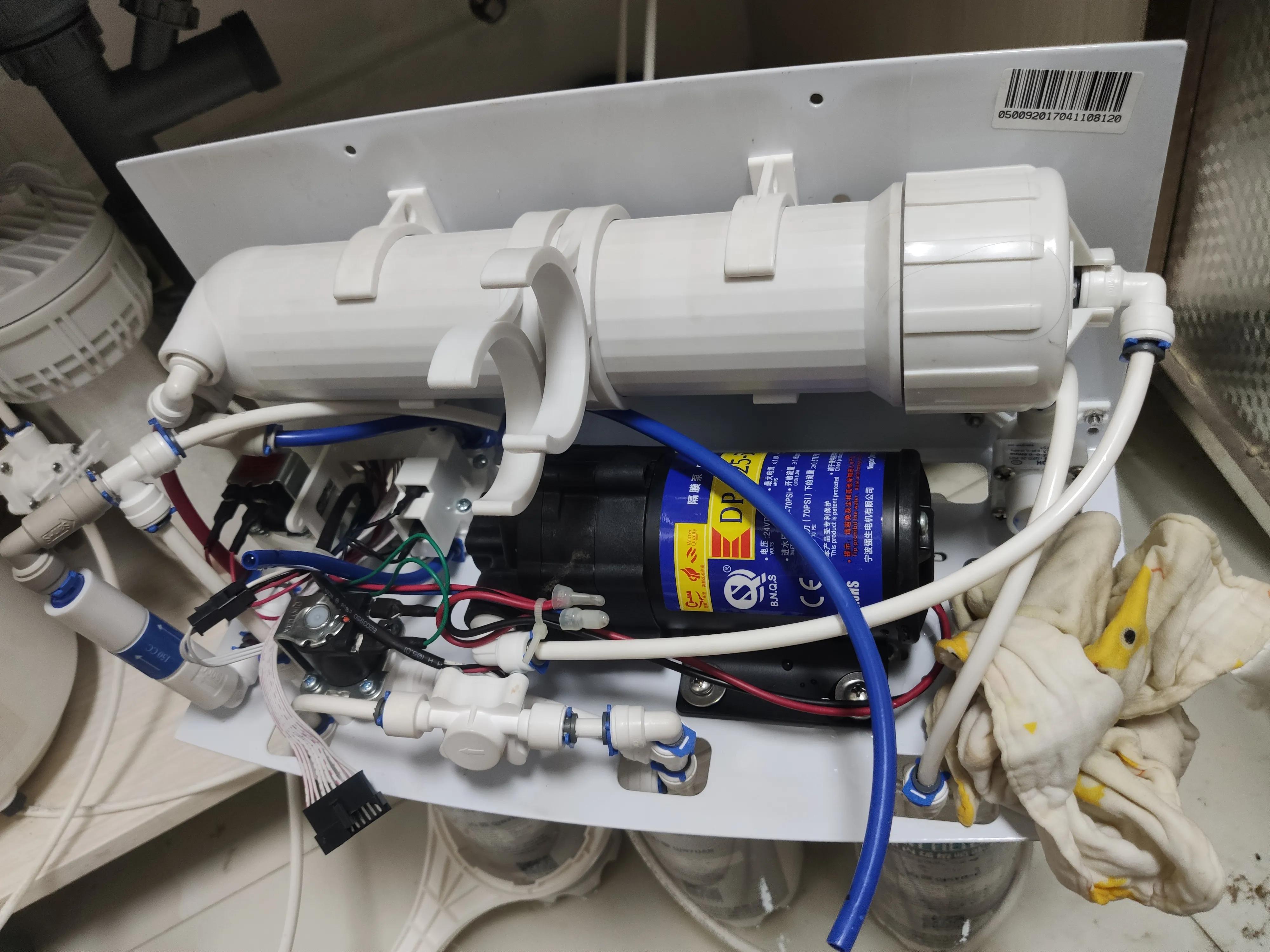 沁园185j滤芯更换注意事项,沁园ru185j滤芯寿命显示