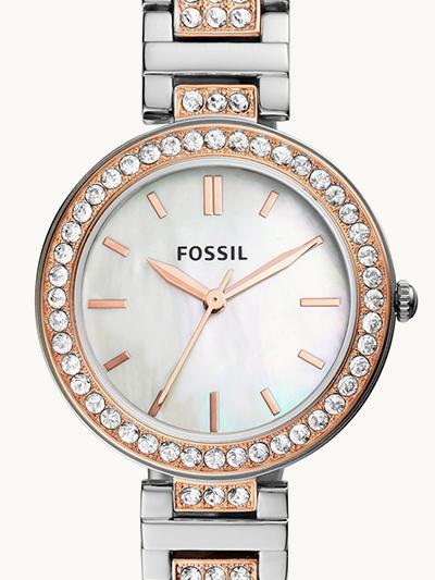 杨紫同款，Fossil欧美时尚水钻表！戴上它璀璨光华，亮如繁星