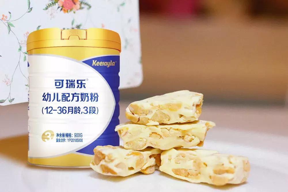 可瑞乐做的牛轧糖很甜心，有你陪伴的时光很幸福