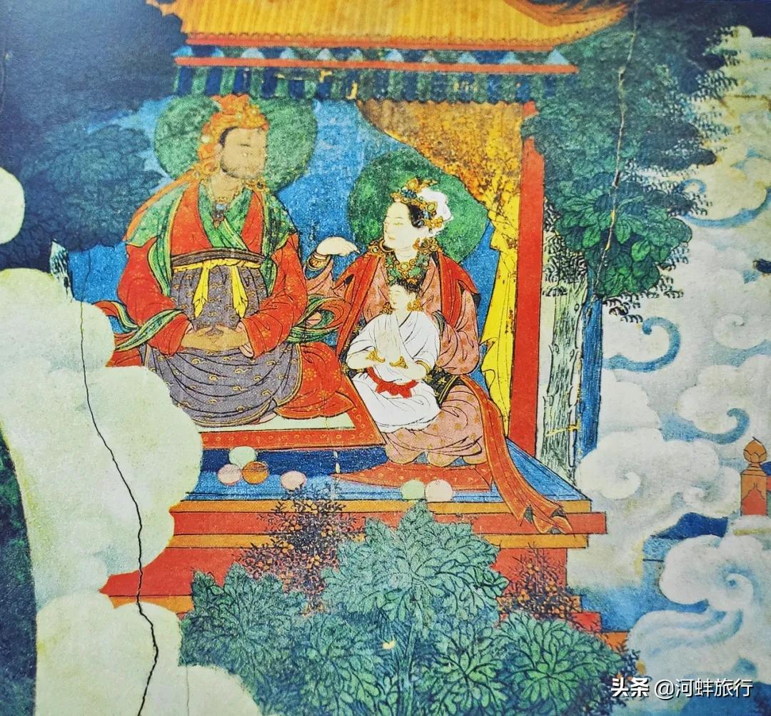 布达拉宫壁画西藏历史,吐蕃国布达拉宫壁画