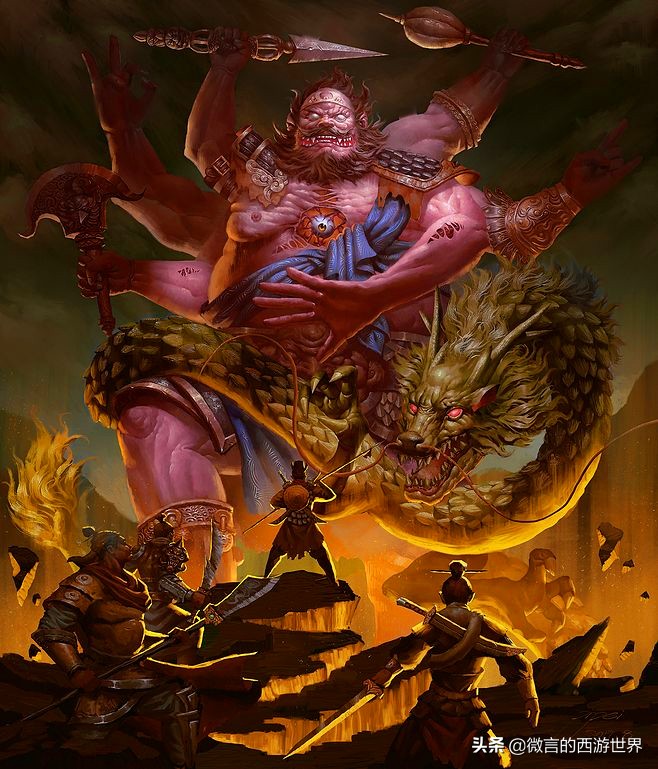 托塔李天王是怎么降服孙悟空的,孙悟空托塔天王李靖