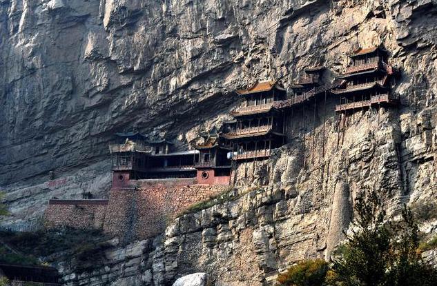山西悬崖上发现一座千年悬空寺,山西悬空寺发现黑科技