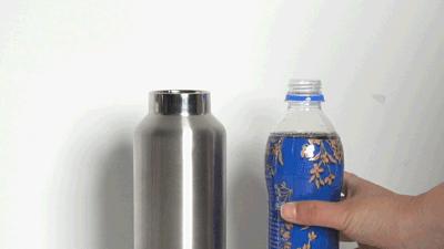 单手开盖无螺纹水杯,按压式自动开盖水杯