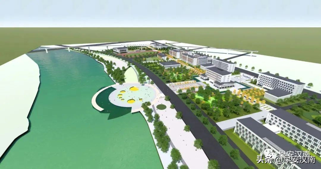 武汉商学院规划,武汉商学院马影河校区效果图