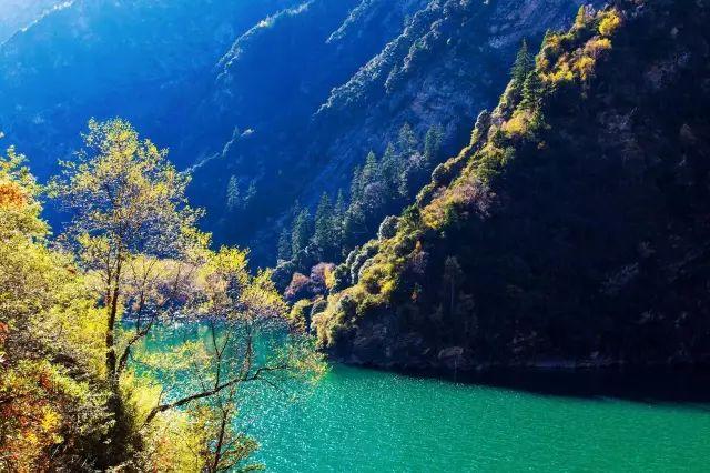 九寨沟旅游神奇的九寨,九寨沟风景不输瑞士