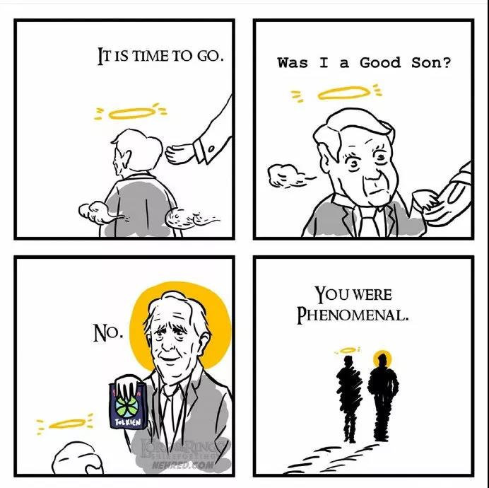 魔戒托尔金图片,魔戒原著里的托尔金