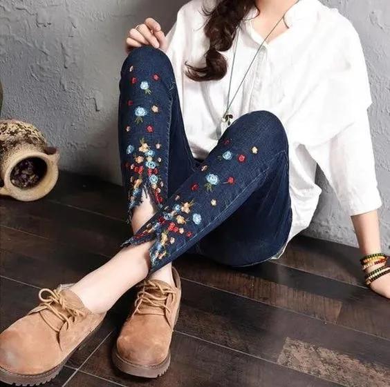 牛仔裤不好看怎么用皮筋改,牛仔裤不穿怎么改造包包