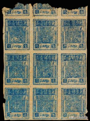 税票拍卖价格表,印花税票100元有收藏价值吗