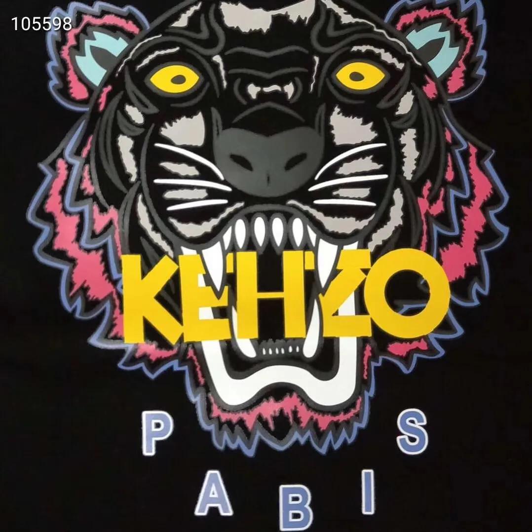 kenzo印花短袖和刺绣短袖,kenzo高田贤三老虎头印花t恤