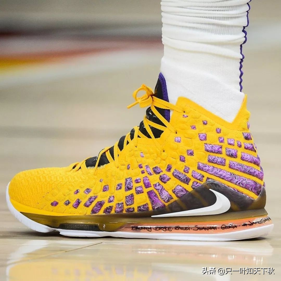 勒布朗詹姆斯上脚球鞋,勒布朗詹姆斯历代配置