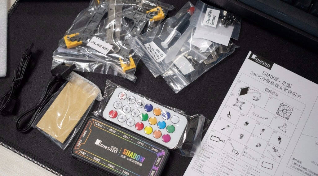 乔思伯240水冷散热器安装,乔思伯240shadow评测