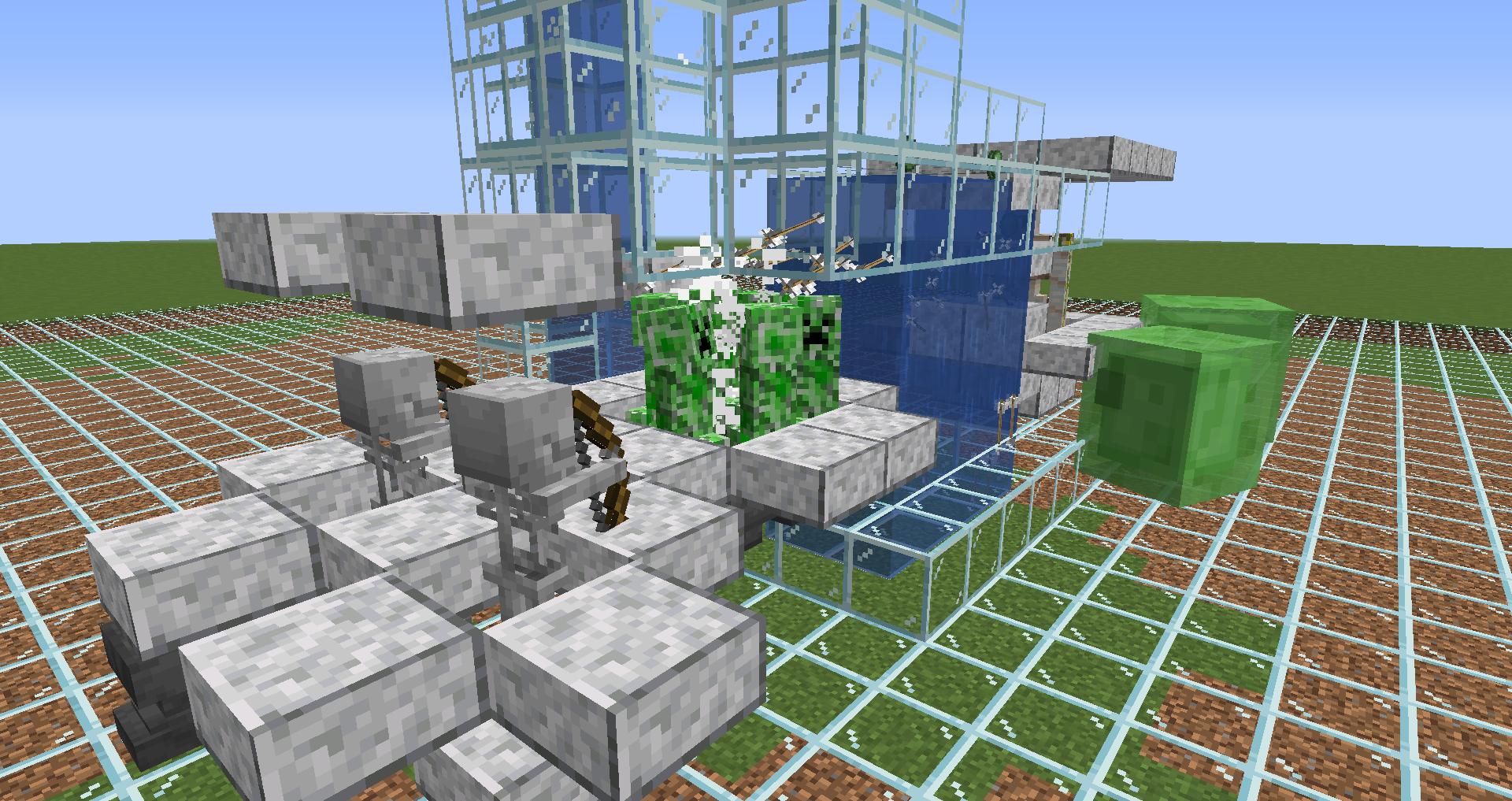 我的世界苦力怕对战末影人,我的世界苦力怕和末影人比赛