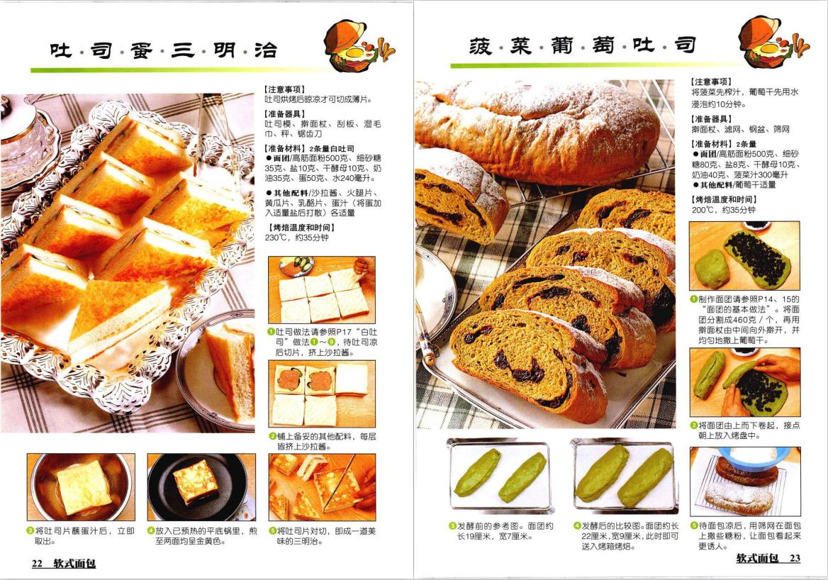 面包的理论和做法,面包的100种做法和配料大全