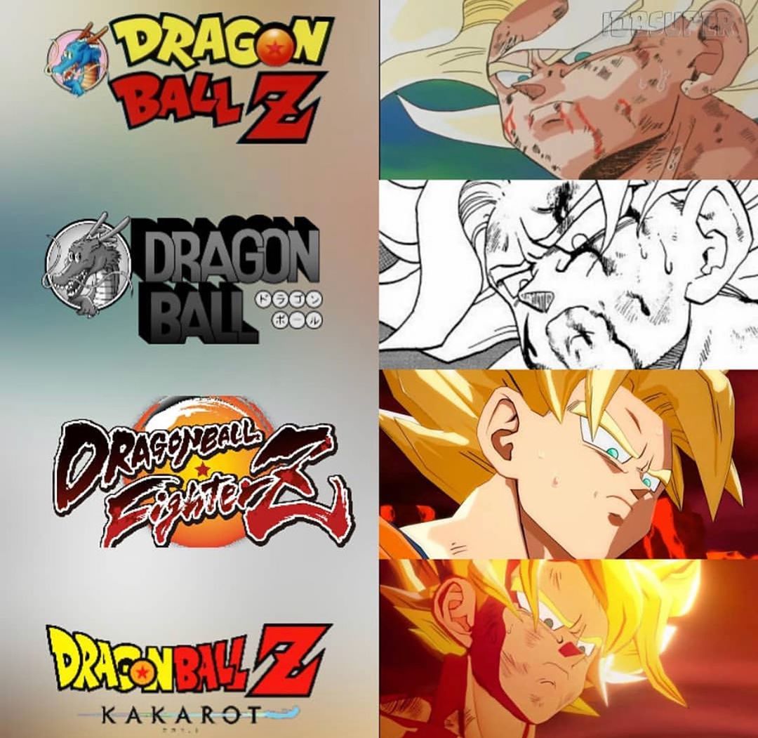龙珠画风与别的漫画画风对比,龙珠z和龙珠超画风对比图片