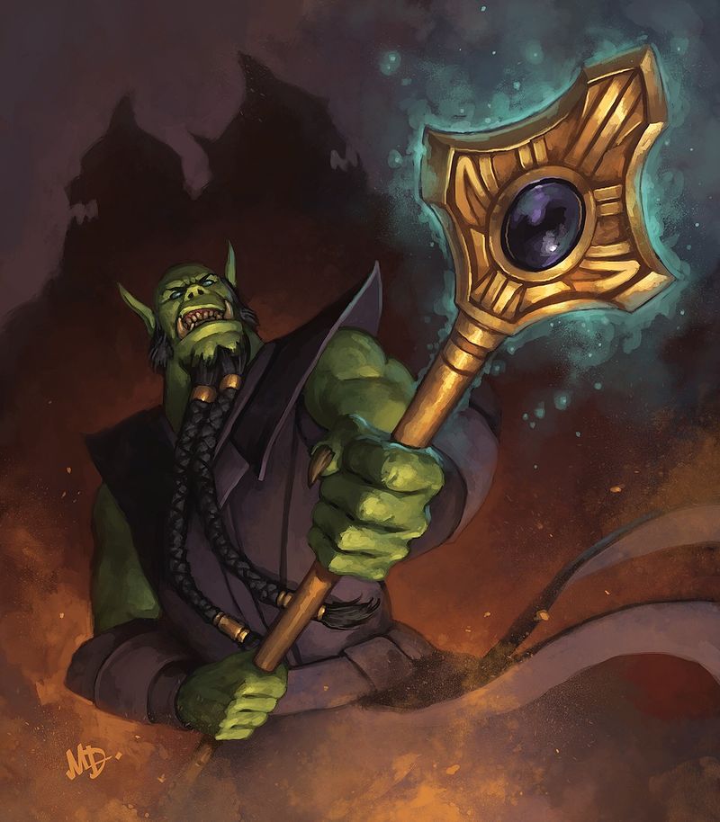 魔兽世界怀旧服厄运食人魔法杖,法师怎么进厄运拿食人魔法杖