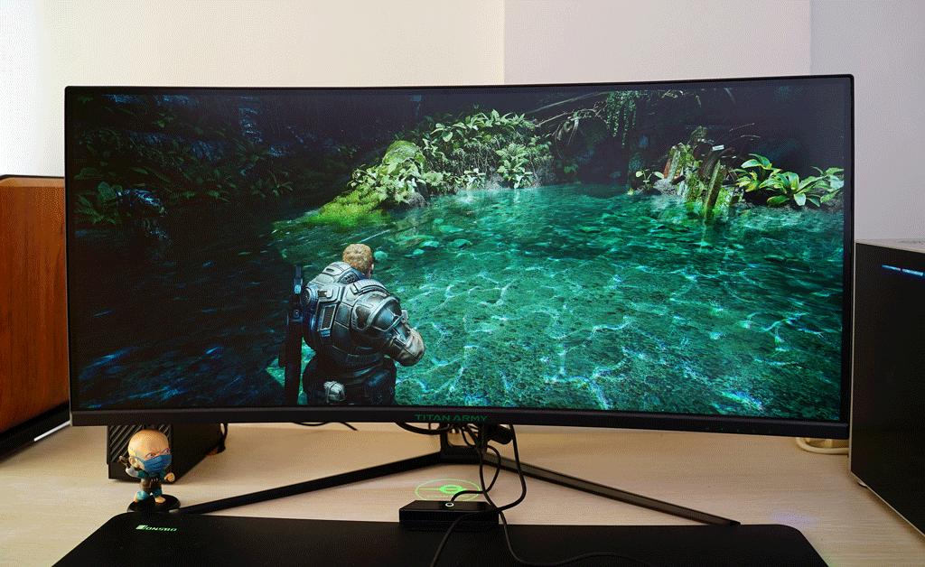 泰坦军团a34qgn曲面带鱼屏实测,泰坦军团a34qgn曲面屏评测