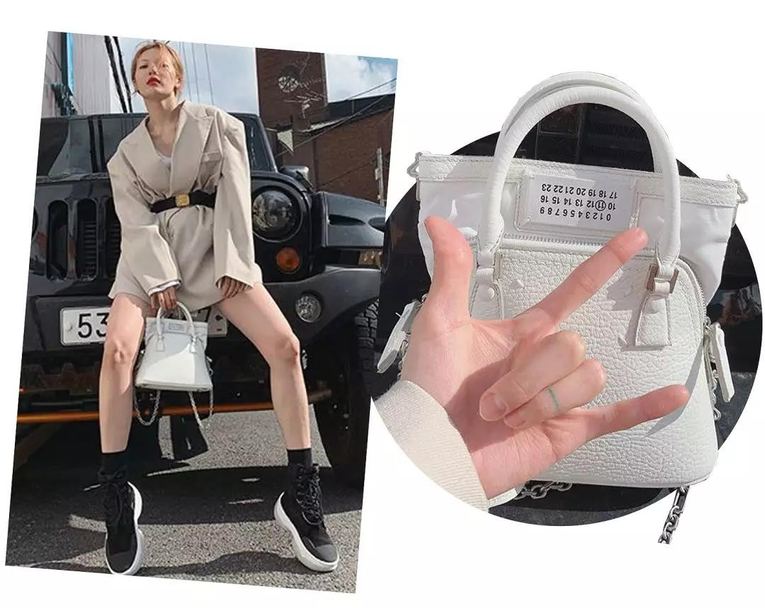 金泫雅同款粉色包,南韩小野马金泫雅troublemaker