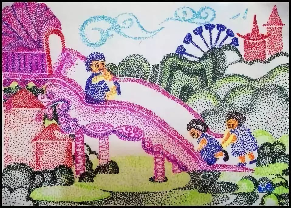 印染手工制作,印染拓印画