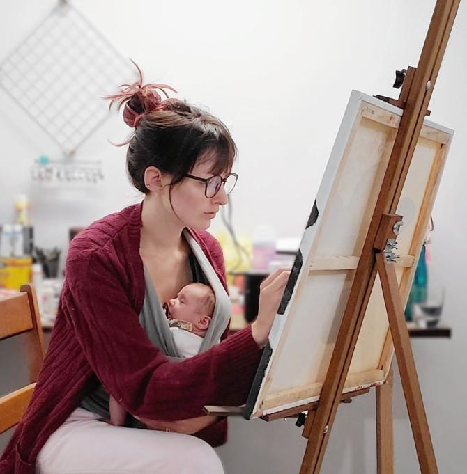 美国女教师难孕后检查出双子宫第二年幸运怀孕成功产女