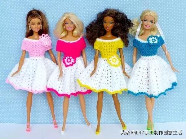 娃娃的衣服怎么钩简单,钩最简单的娃娃衣服教程