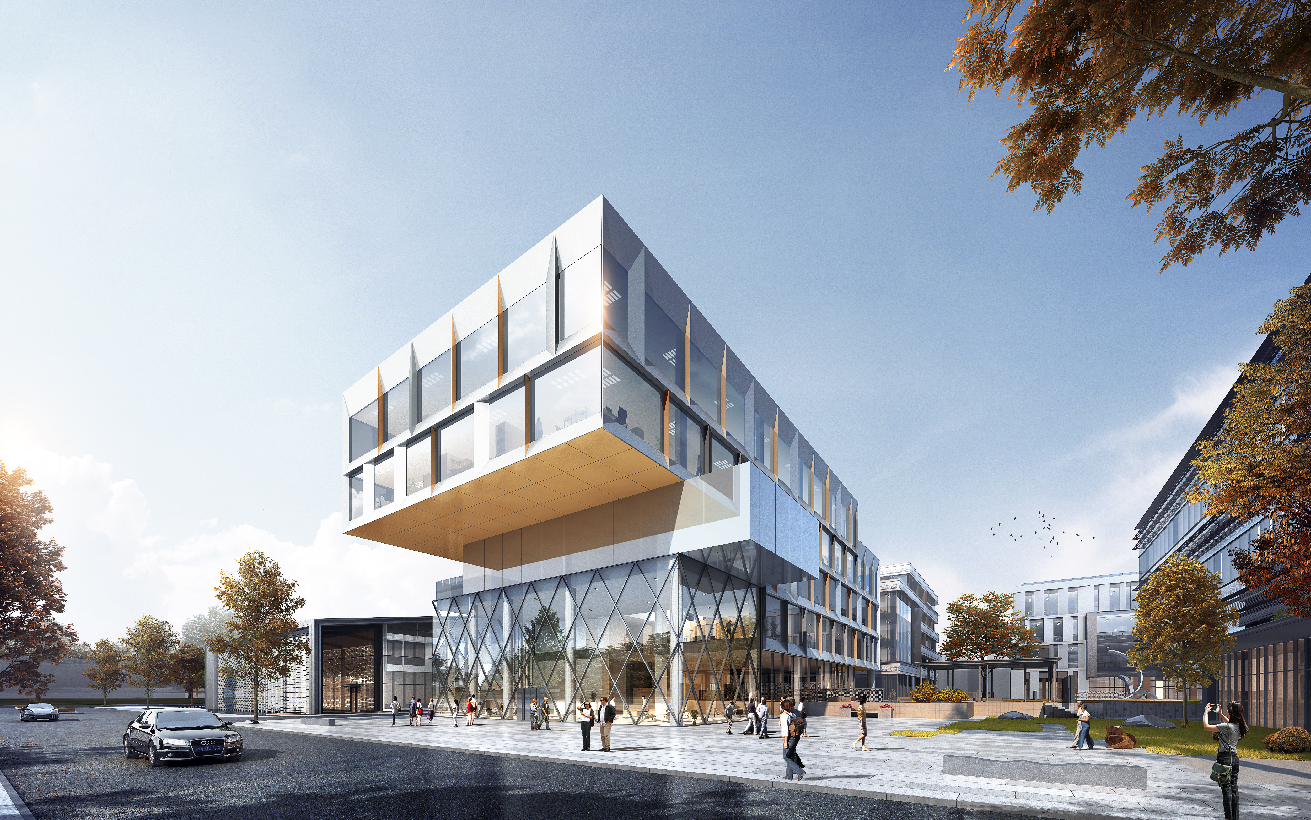 上海中电信息港项目规划图,长三角G60科创走廊产业赋能中心