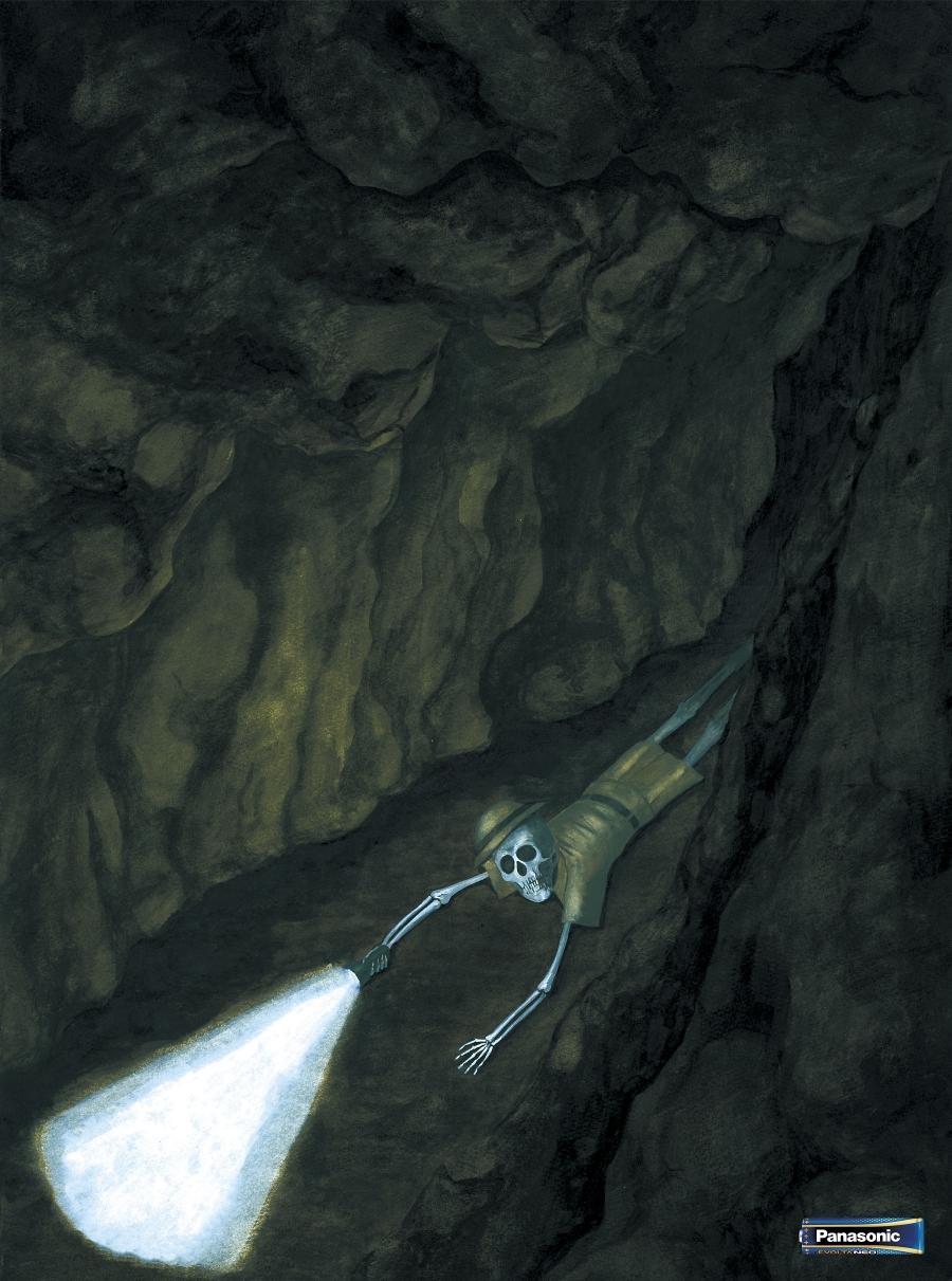 日本平面广告设计大赏,广告设计中的一些插画