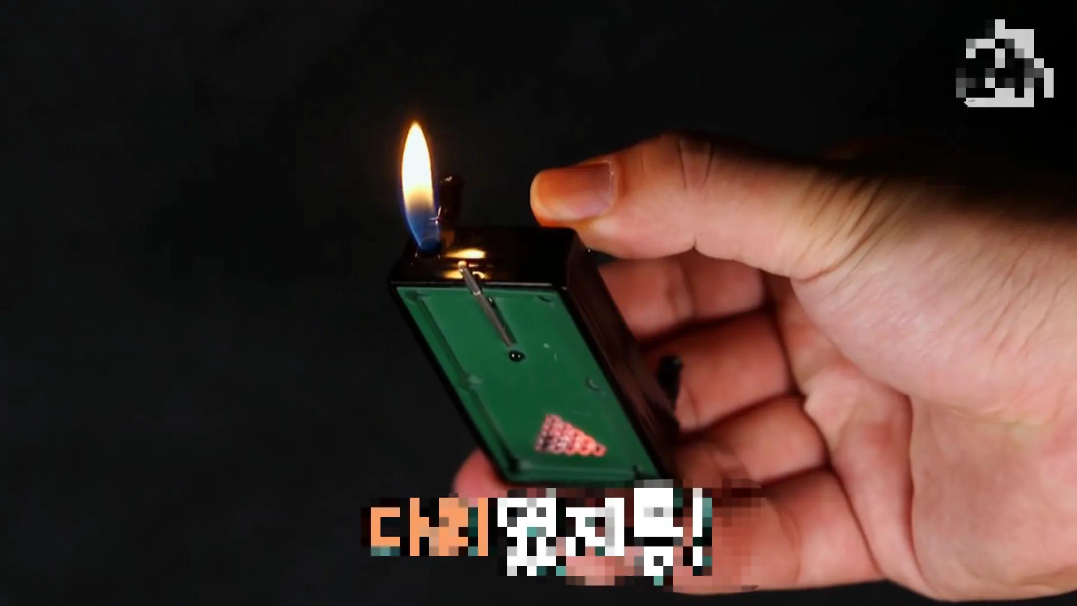 韩国大爷收藏打火机,大爷收藏的6000打火机