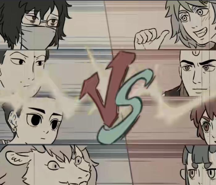 非人哉vs牧神,非人哉三眼打篮球