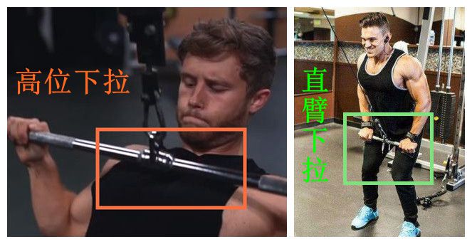 背阔肌和大臂肌的训练,弹力绳直臂下拉背阔肌