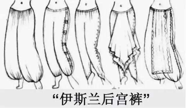 锥形裤子裁剪图纸,松紧腰裤子裁剪制版