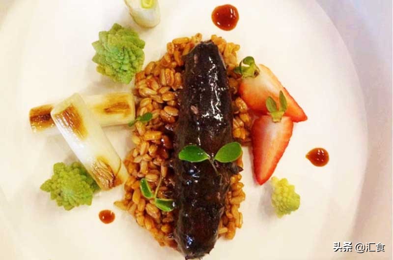 葱烧辽参私房菜,藜麦烧椒牛排