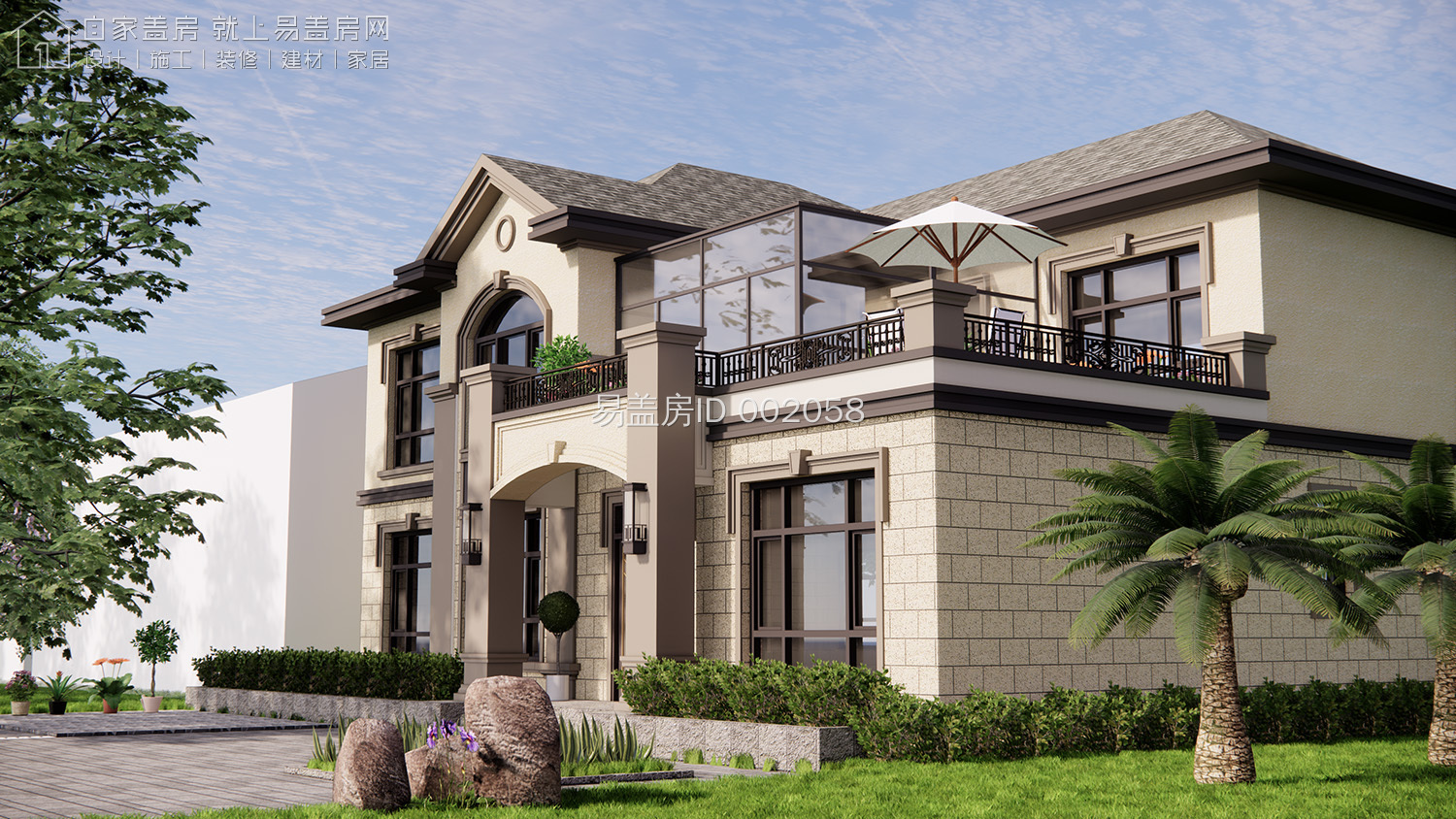 江苏南通法式独栋庄园别墅,南通顶级新中式别墅