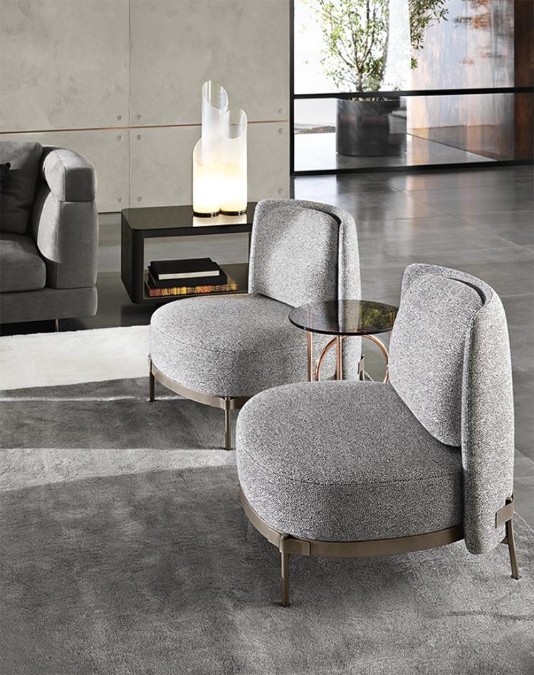 ItaliaMinotti意大利设计师米诺提tapearmchair磁带扶手椅